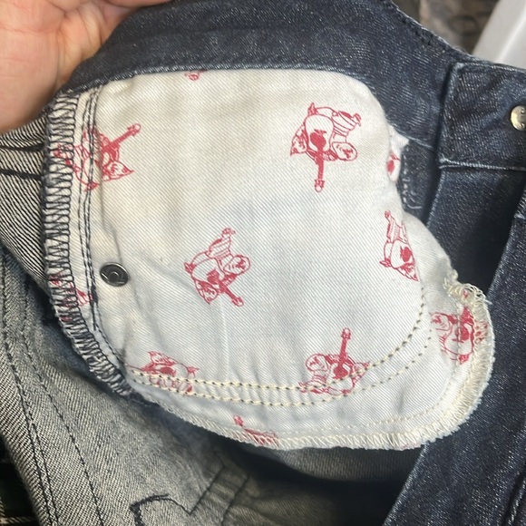 Vintage true religion made USA size 27 straight dark deep blue y2K jeans… - Picture 14 of 15